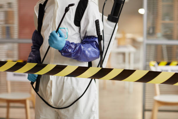 Professional Biohazard Cleanup technician working in Bellevue, WA